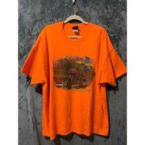 Harley-Davidson Quantico VA Ride To Freedom Orange Graphic T-Shirt 2XL 2014
